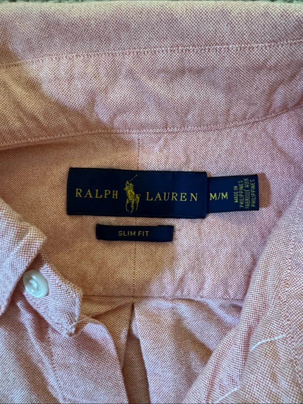 Ralph Lauren Short-Sleeve Button-Down Shirt in Pink